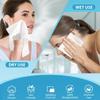HOMEXCEL Face Towels, 200 Count (4 Box) Disposable Face Towelettes, Biodegradable Makeup Remover Dry Wipes, Super Soft Clean Facial Towels Wash Cloth for Sensitive Skin view 3