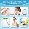 HOMEXCEL Face Towels, 100 Count (2 Box) Disposable Face Towelettes, Biodegradable Makeup Remover Dry Wipes, Super Soft Clean Facial Towels Wash Cloth for Sensitive Skin view 4