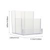 Beaupretty 2pcs Professional Nail Drill Bits Storage Box Plastic Organizer for Manicure Polishing Heads Neatly Displayed Base for Salon and Home Use view 2