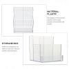 Beaupretty 2pcs Professional Nail Drill Bits Storage Box Plastic Organizer for Manicure Polishing Heads Neatly Displayed Base for Salon and Home Use view 3