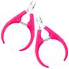 Beavorty 2pcs Non- Cuticle Nipper Stainless Steel Manicure Tool for Precise Nail Trimming and Dead Skin Removal for Home and Salon Use view 1