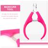 Beavorty 2pcs Non- Cuticle Nipper Stainless Steel Manicure Tool for Precise Nail Trimming and Dead Skin Removal for Home and Salon Use view 3