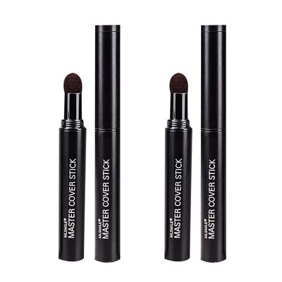 Magik 1-2 Pc Hairline Powder Filler Stick Root Cover Up Instant Hair Filling Shadow.. (2 Pack, #1 Black)