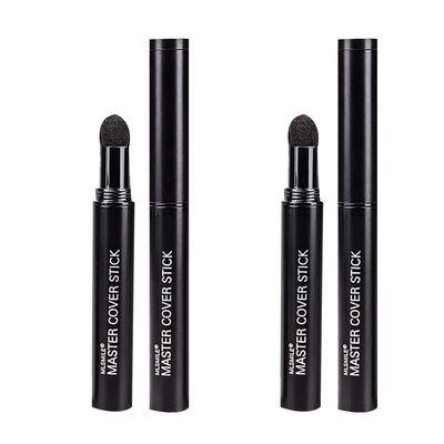 Magik 1-2 Pc Hairline Powder Filler Stick Root Cover Up Instant Hair Filling Shadow.. (2 Pack, #3 Grayish Black)