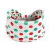 Ainuno Womens Christmas Headbands Red Green Polka Dots Party Xmas Head Bands Workout Thick Party Bandana Winter Fashion Yoga Head Bands Hair Knotted Elastic Stretch Headwear Pack of 3 view 3