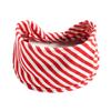 Ainuno Christmas Headbands for Women Retro Vintage Red Stripe Party Xmas Head Bands Workout Thick Party Bandana Winter Fashion Yoga Head Bands Hair Knotted Elastic Stretch Headwear Pack of 3 view 3