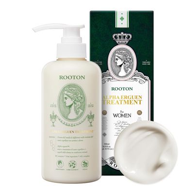 ROOTON Alpha Erguen Womens Hair Loss Care Treatment, Vegan Formula for Dual Scalp & Hair Cortex Repair, Strengthens, Restores & Nourishes Damaged Hair, 500ml / 16.9 fl oz
