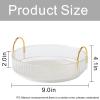 INVSSENE 360 Rotating Makeup Organizer, Bathroom Make Up Spinning Holder Rack, Large Capacity Cosmetics Storage Vanity Shelf Countertop, Fits Cosmetics, Perfume, Skincare, Lipsticks(1 Tier, Clear) view 3