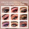 CHARMCODE Shimmer Matte Makeup Eyeshadow Palette Professional 18 Colors High Pigmented Warm Neutral Metallic Blendable Creamy Eye Shadow Pallet Set view 3