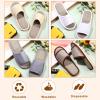 16 Pairs Open Toe Breathable Slippers Bulk Disposable Slippers for Guests Washable House Slipper for Women Men Non Slip Spa Slipper Comfortable Slipper Bulk for Guests Home Bedroom Hotel Travel Unisex view 4