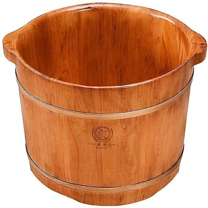SLLSHG Foot Tub Pedicure Bowl, Pedicure Tub, Spa ge Pedicure Barrels, Foot Bath Barrel with ge Beads, Household Foot Bath Barrel