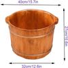 SLLSHG Foot Tub Pedicure Bowl, Pedicure Tub, Spa ge Pedicure Barrels, Foot Bath Barrel with ge Beads, Household Foot Bath Barrel view 3