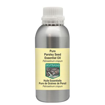 Devprayag Parsley Seed Essential Oil (Petroselinum crispum) Pure | Non-Sticky | Non-Greasy | Lightweight | Men & Women | All Skin Types | Steam Distilled 1250ml (42 oz)