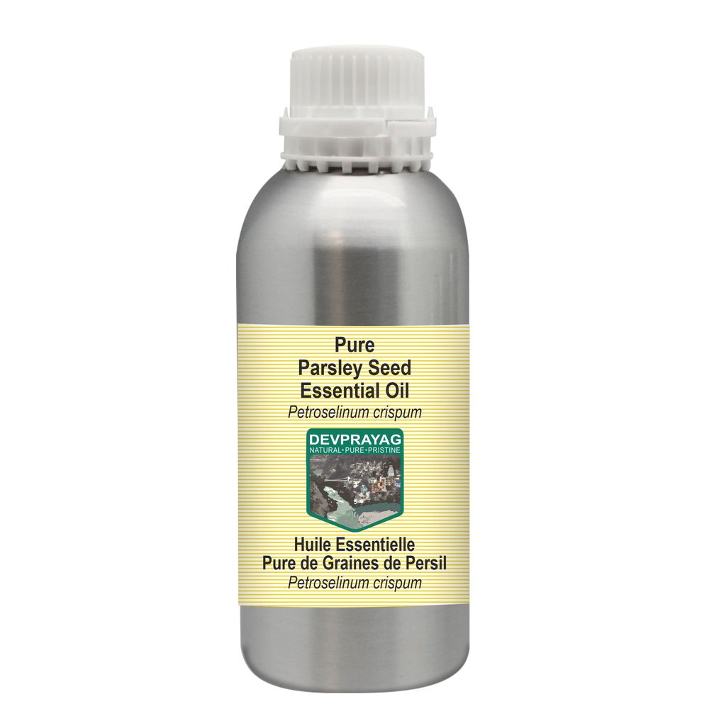 Devprayag Parsley Seed Essential Oil (Petroselinum crispum) Pure | Non-Sticky | Non-Greasy | Lightweight | Men & Women | All Skin Types | Steam Distilled 1250ml (42 oz)