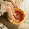 SLLSHG Cedar Wood Pedicure Bowl, Household Spa ge Foot Bath Barrel, Raise Natural Thicken Foot Basin view 3