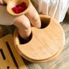 SLLSHG Cedar Wood Pedicure Bowl, Household Spa ge Foot Bath Barrel, Raise Natural Thicken Foot Basin view 4