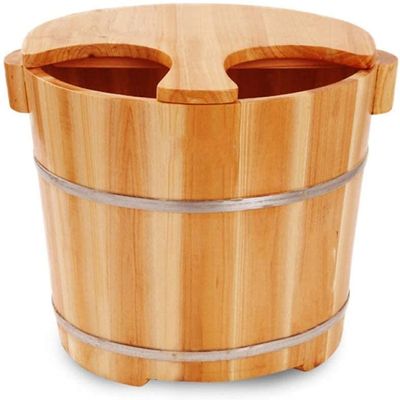 SLLSHG Pedicure Basin Foot Bath Barrel Foot Care Pedicure Foot Tub Wash with Lid ge Beads Pedicure Barrel