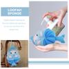 2 Pcs Unicorn Loofah Sponge Cartoon Unicorn Bath Sponge Shower Ball Bath Loofahs Balls for Shower Washing Exfoliating view 3