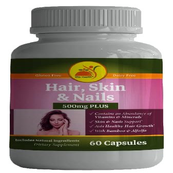 Vita Health Hair Skin Nails W/O 60ct 175cc White (Capsule)