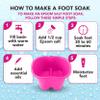 Mantello Extra Large Foot Soaking Tub - Home Foot Basin for Relaxing Soaks (Hot Pink) view 3