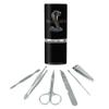 Shelby Cobra Logo Stainless Steel Manicure Pedicure Grooming Beauty Care Travel Kit view 1