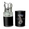 Shelby Cobra Logo Stainless Steel Manicure Pedicure Grooming Beauty Care Travel Kit view 2