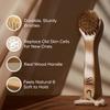 CSM Lymphatic Contour Face Brush - Natural Bristle Dry Brush for Face, Neck & Chest - Mini Facial Lymphatic Drainage Brush for Gentle Exfoliation view 4