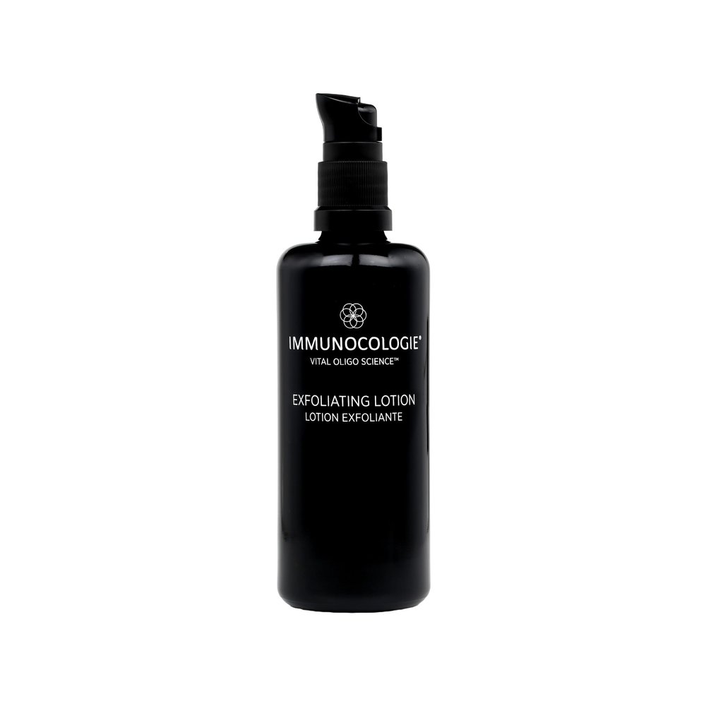 IMMUNOCOLOGIE Exfoliating Lotion - Gentle Face Exfoliator Lotion with Glycolic and Lactic Acids, Achieve Minimized Pores and Radiant Skin - 3.4 fl oz/100 ml