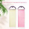 Beavorty 4pcs Back Exfoliating Scrubbers Long Strip Bath Towels for Body Cleansing Soft Material Convenient for Elderly Use Rich Foaming Function for Shower and Bath view 2