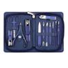 NEYENS 18/15/12/10/7/4pcs Nail Clippers Set Professional Stainless Steel Nail Scissors Tweezers Ear Spoon Acne Needle Tool Manicure Set (Color : 12 pcs Blue) view 1