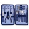 NEYENS 18/15/12/10/7/4pcs Nail Clippers Set Professional Stainless Steel Nail Scissors Tweezers Ear Spoon Acne Needle Tool Manicure Set (Color : 12 pcs Blue) view 2