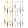 KALLORY Metal Hair Clip Set 16Pcs Geometric Bobby Pins Hair Accessories for Women Wedding Party Styling view 1