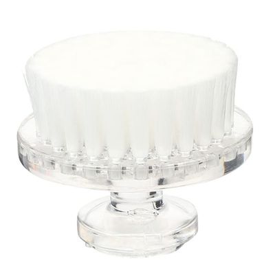 COHEALI Facial Cleansing Brush - Manual Face Scrubber - Soft Bristle Exfoliator - Deep Cleansing Gentle Facial Brush for Home Use Portable - White