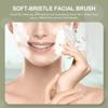 COHEALI Facial Cleansing Brush - Manual Face Scrubber - Soft Bristle Exfoliator - Deep Cleansing Gentle Facial Brush for Home Use Portable - White view 4