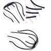 12 Pieces Metal Hair Fork Clip Stick Black U Shape Updo Hair Sticks Side Hair Comb 4 Prong Clips Grips For Women Hair Styling Tool Accessories view 3