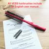 VESS Two Step Roll Brush R-125 (D41mm)-Bore Bristol and Nylon Hair Brush-Made in Japan-Middle Hair Short Hair for Woman view 3