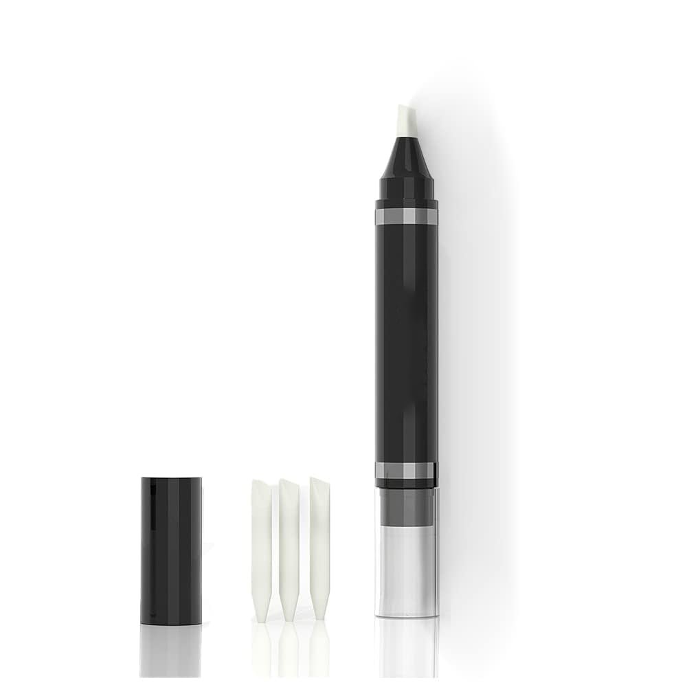Easilydays Eye Makeup Remover Pen, Makeup Remover Eraser Stick Corrector Stick Lipstick Eyeliner Eraser for Instant Touch Up Correction, Mascara Smudges Correction,Travel-Friendly Makeup Removing Pen With 3 Replacement Heads