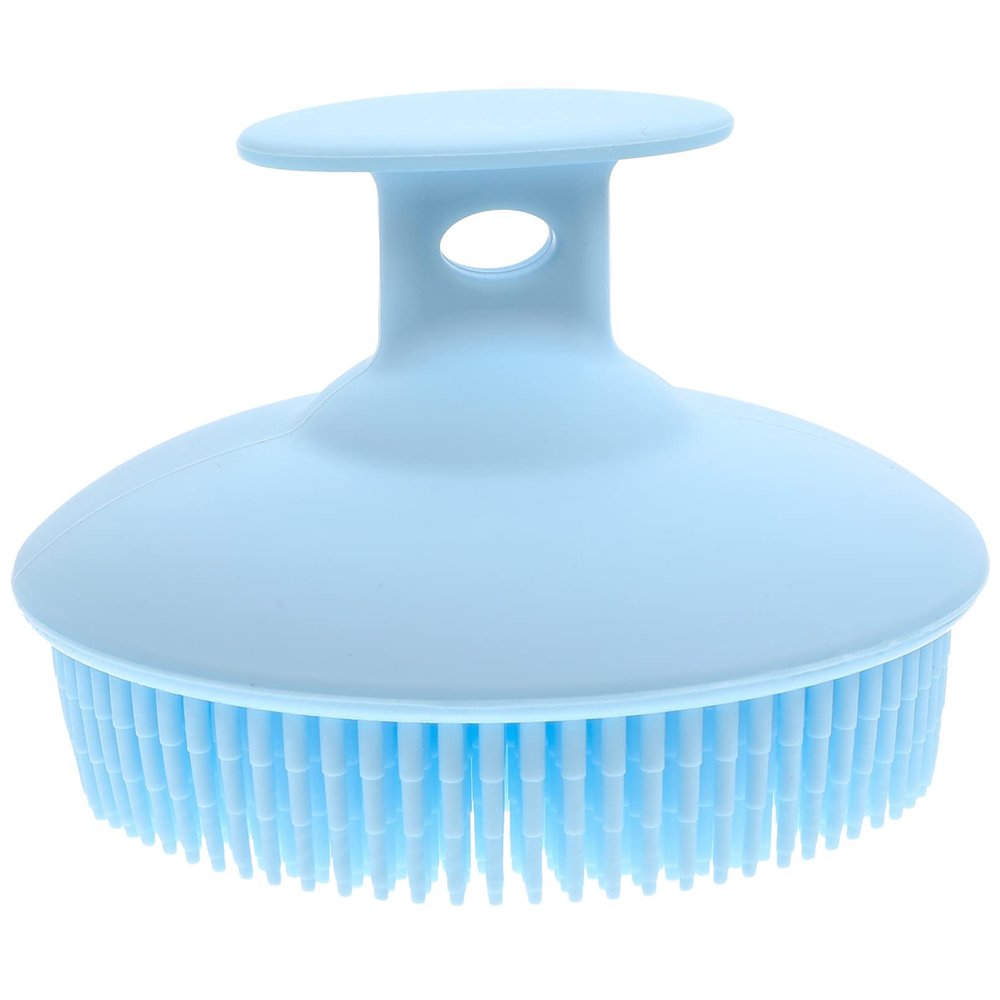 GLEAVI Silicone Bathing Brush Gentle Exfoliating Back Scrubber for Body Parts Ergonomic Design for Comfortable to Hold Skin-Friendly and Supple for Home and Travel Use