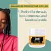 Dip n Grip Jam Hair Braiding Gel 6oz  Extreme Hold & Shine with Argan & Coconut Oil  No Flakes, Frizz Control for Braids & Curls view 3