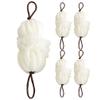 Lurrose 5pcs Supple Shower Loofah Sponges for Bathing Soft Mesh Bath Puff Balls Lanyard for Easy Drying Exfoliating Bath Tools Shower Supplies for Home Use and Gifting view 1