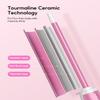 Wavytalk 3/8 Inch Small Curling Wand, Wand Curling Iron for Short & Long Hair, Ceramic Barrel with Adjustable Temperature, Heat Resistant Glove Included (Rose Pink) view 4