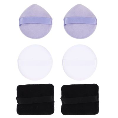 FOMIYES Foundation Set 6pcs Mini Powder for Face Makeup Portable Makeup Blender