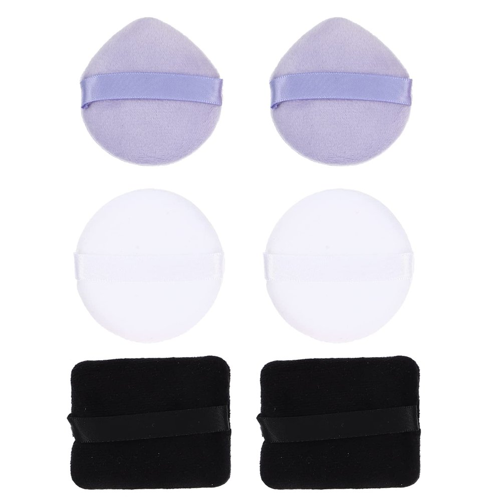 FOMIYES Foundation Set 6pcs Mini Powder for Face Makeup Portable Makeup Blender