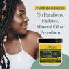 J. AMILA Conditioning & Moisturizing Jelly Loc Gel  Extra Hold for Braids, Twists & Dreadlocks  Enriched with Natural Oils  Sulfate-Free & Paraben-Free  16oz view 4