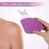 EXTRA LARGE 11CM Make Up Beauty Sponges Blender BIG for Face & BODY (1x Small 1x Large) -With 2 Sponge Holder- FASTER FLAWLESS APPLICATION for Foundation/Fake Tan/Powder/Blending/Setting/ view 2