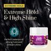 Dip n Grip Jam Hair Braiding Gel 4oz  Extreme Hold & Long-Lasting Shine for Braids, Twists & Curls  Infused with Avocado, Guava & Ginger for Moisture & Hair Growth. view 2