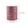Makeup Brush Organizer Makeup Brush Holder Sequins Cosmetic Organizer Box Glitter Cup for Eyebrow Pencil Eyeliners Nail Desk view 2