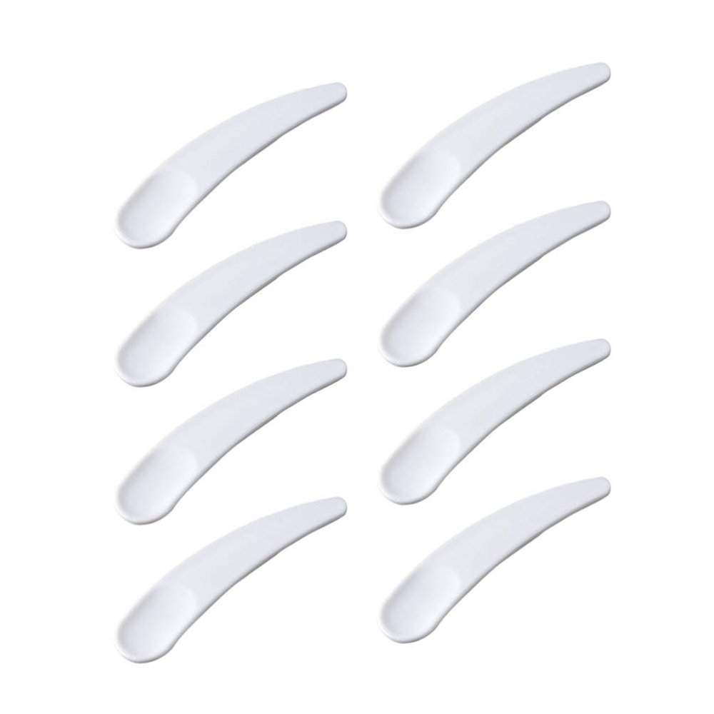 FOMIYES 300pcs Face Mask Scoop Beauty Tools Makeup Scoop Plastic Spoon for Diy Skincare