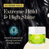 Dip n Grip Jam Hair Braiding Gel 4oz  Extreme Hold & Shine with Vitamin E, Oats, Honey & Aloe  Frizz Control & Conditioning for Braids & Curls view 2