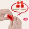 Lip Plumper Tool Soft Silicone Cherry Shaped Oval Round Lip Plumping Device for Women view 3